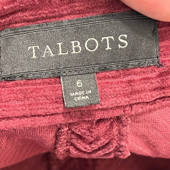 Talbots Corduroy A Line Skirt Women 6 Classic Casual Chic Office Mini Short - Picture 2 of 10
